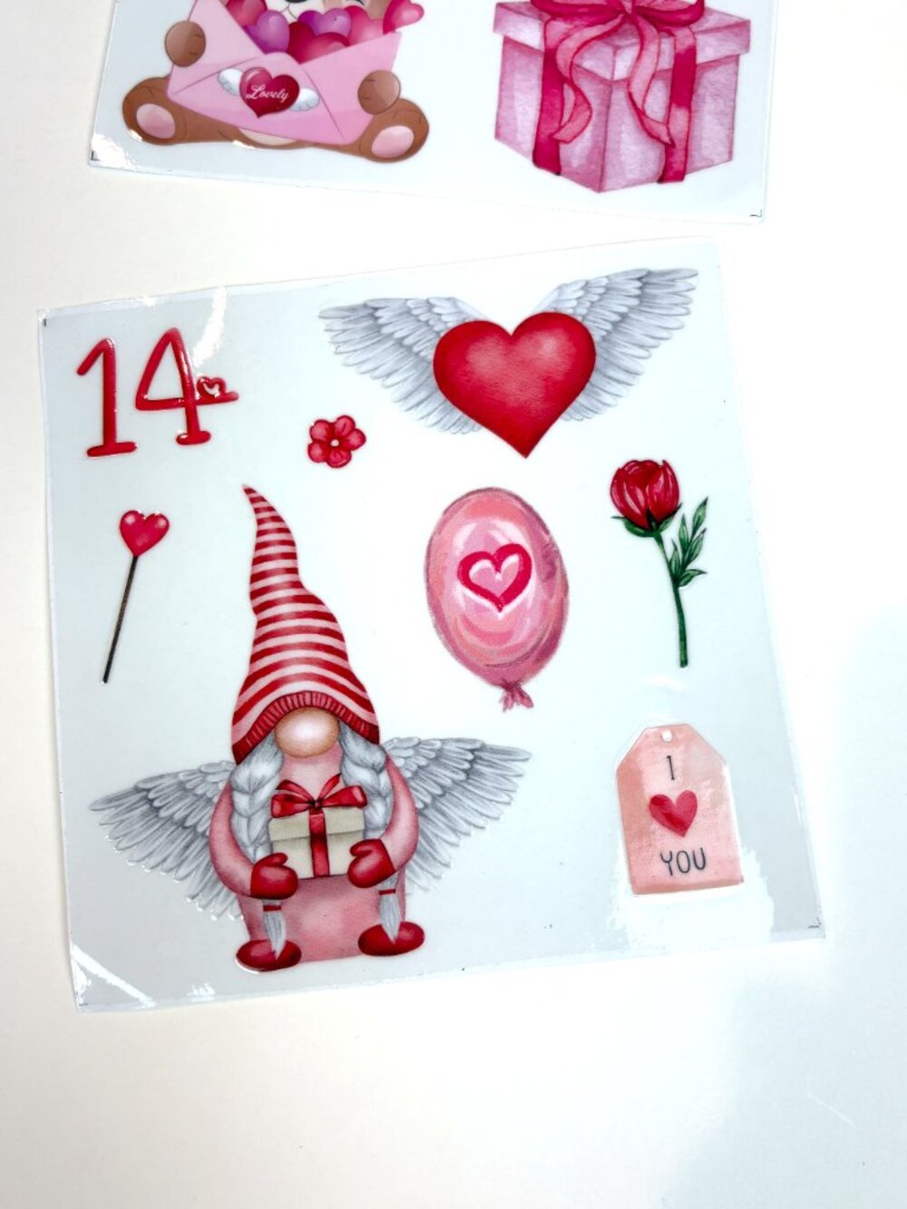 Valentine's Day 2 sheets of Cute Stickers - Picture 3 of 3